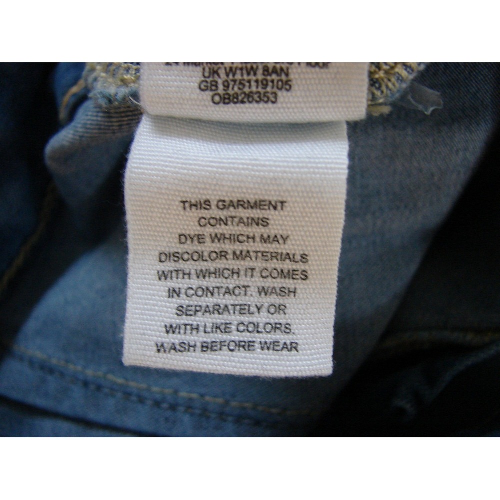 Free People We The Free Just Float On Flare Jeans Blue Mid Rise Size 24 Hippie - Picture 6 of 8